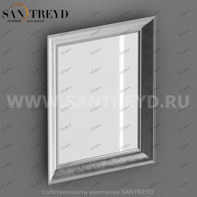 PS072FA Зеркало 70 см цвет Платинированная платина Globo Paestum Италия Ceramica Globo