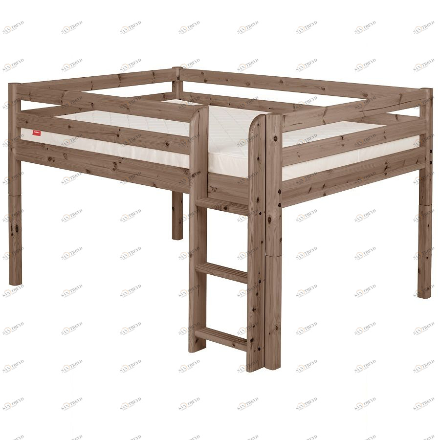 Кровать Flexa Classic односпальная, коричневая, 190 см 901010711