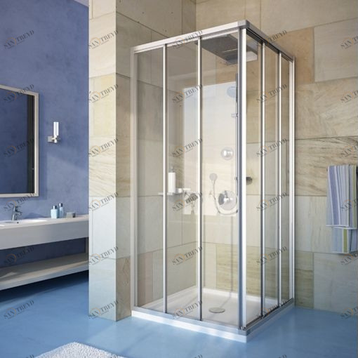 Душевая кабина 70x70 GK-433 стекло прозрачное GUTEWETTER PRACTIC SQUARE 70X70GK433