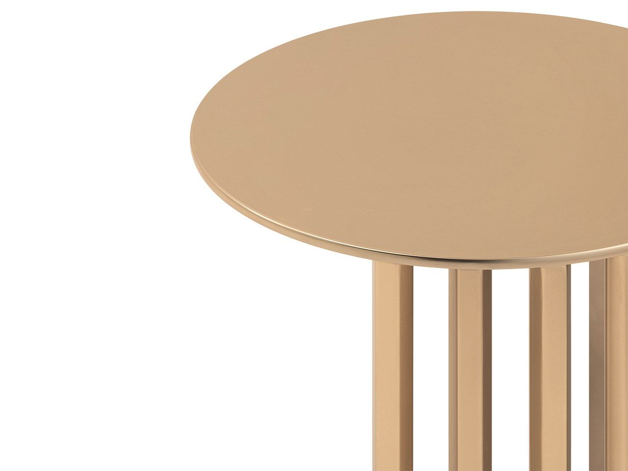 Высокий круглый металлический журнальный столик Turri Рим ARCH-00082872 - Вид №1