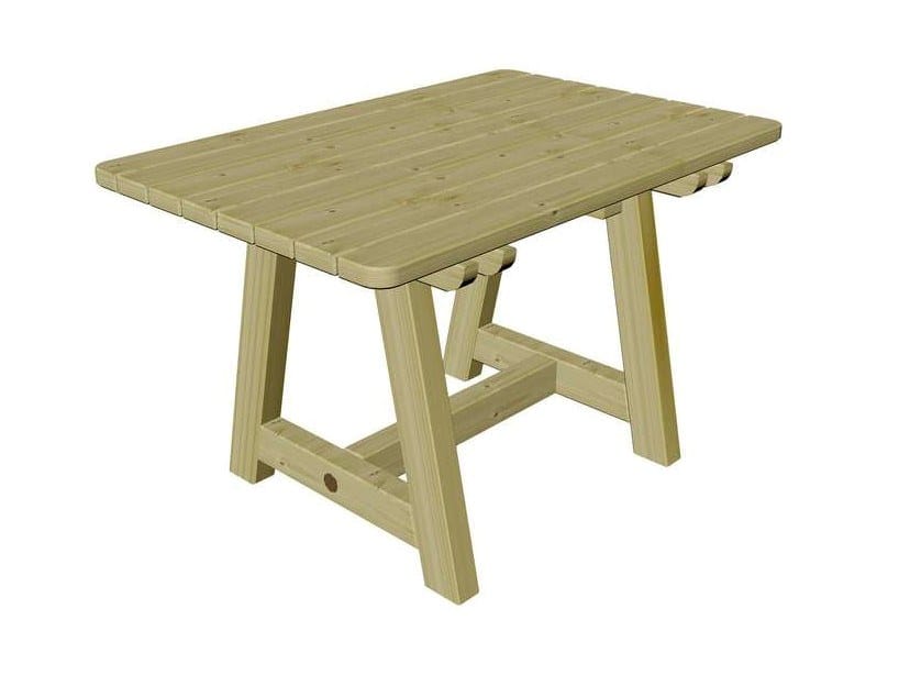 Прямоугольный Сосновый садовый стол Pircher SIRMIONE ARCH-00003364 - Вид №1