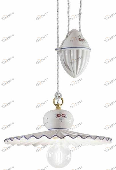 FERROLUCE Регулируемый керамический подвесной светильник Roma C398