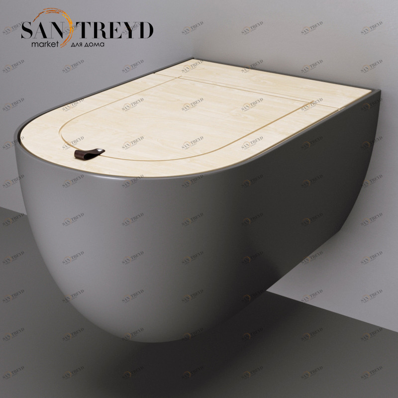 THV00115 Подвесной унитаз настенный Серый ArtCeram TheOne Италия