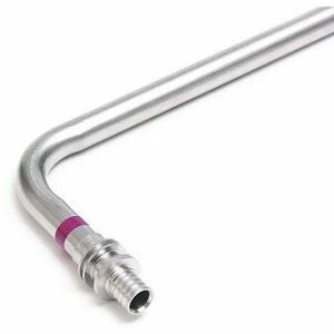 REHAU Угол с трубкой 1000 мм из нержавеющей стали для подключения радиатора 16x15 мм