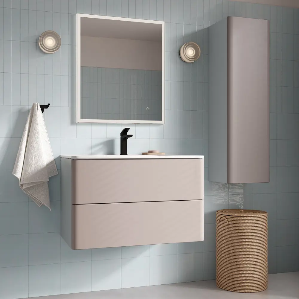 Комплект фасадов для тумбы Iddis Lahta 80 см LAH80C0i89 МДФ цвет капучино STLM-2124908 - Вид №9