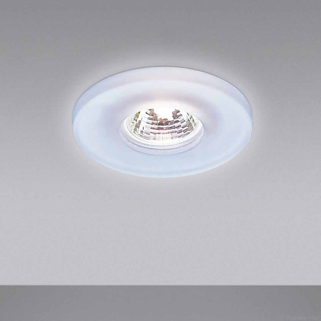 Slv 114701 белый светильник встраиваемый потолочный 97259