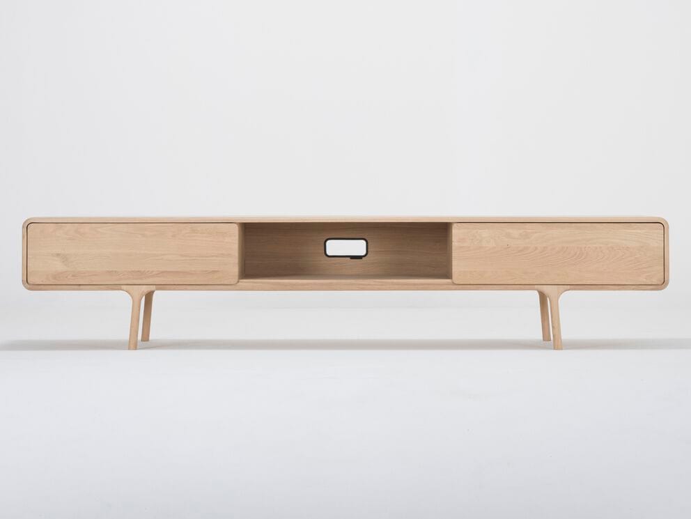 Низкий дубовый ТВ-шкаф с ящиками Gazzda Фавн ARCH-00041114 - Вид №16