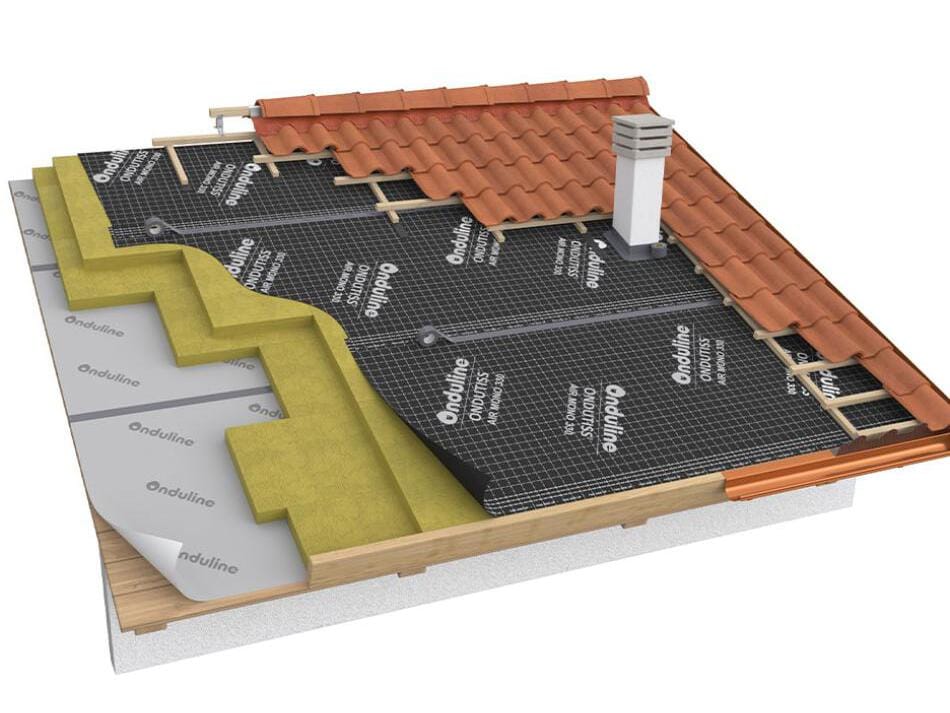 Паровая мембрана с высокой воздухопроницаемостью ONDULINE ITALIA ONDUTISS ARCH-00051776 - Вид №1