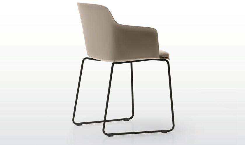 Quinti Sedute Полипропиленовый стул с салазками и подлокотниками Deep plastic sun-id-1508406 - Вид №1