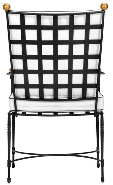 JANUS et Cie Садовый стул из нержавеющей стали с подлокотниками Amalfi sun-id-1377653 - Вид №10