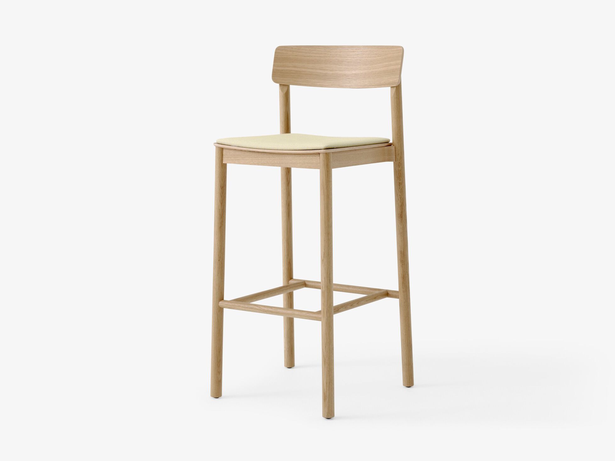 Твердый деревянный барный стул с мягким сиденьем &Tradition Betty ARCH-00140358