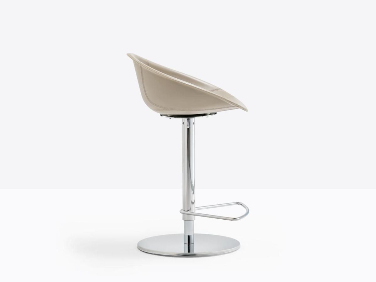 Кожаный поворотный стул Pedrali ARCH-00087021 - Вид №1