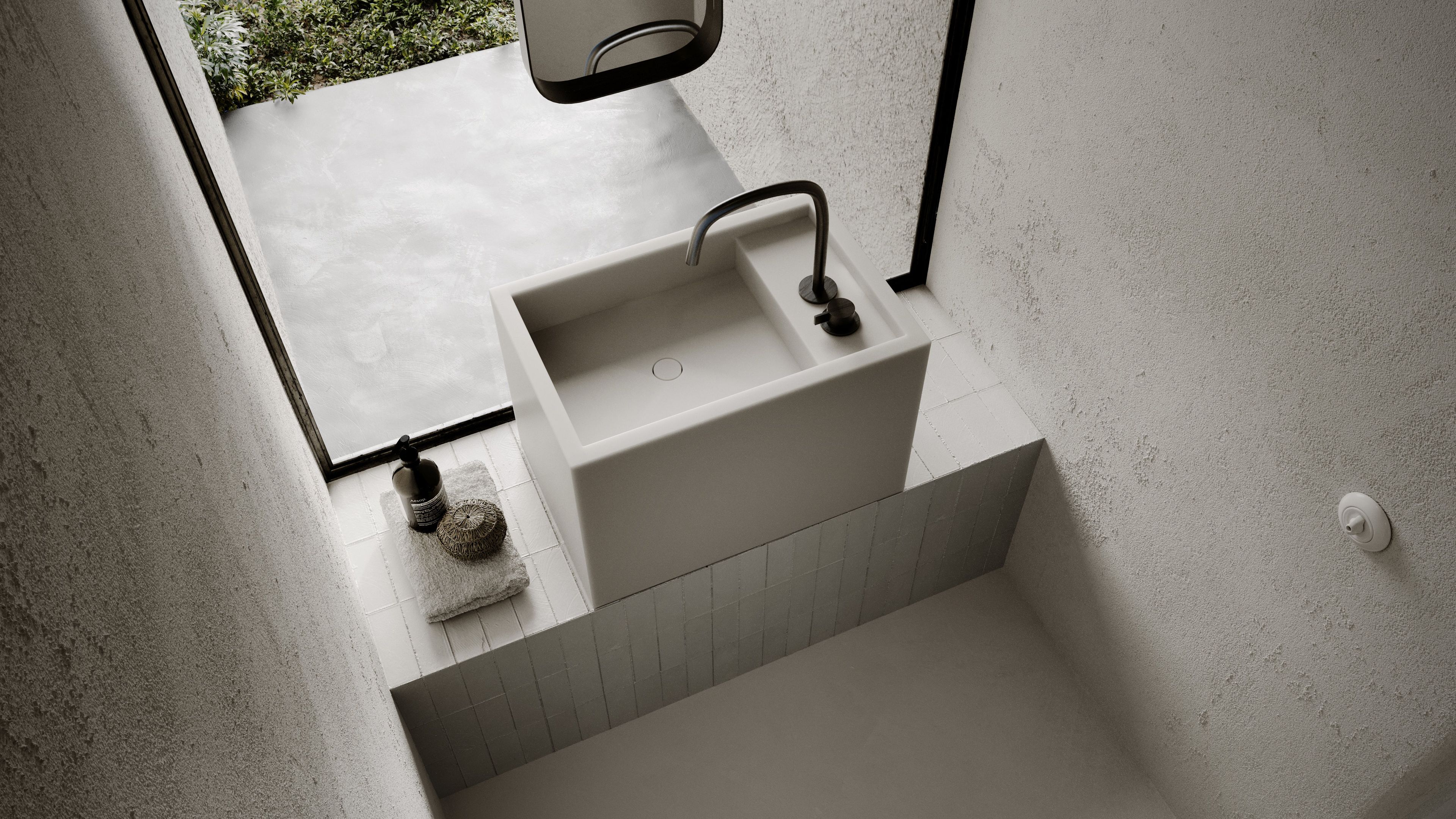 Одиночный подвесной умывальник из натурального камня COCOON Piet Boon ARCH-00052049 - Вид №44