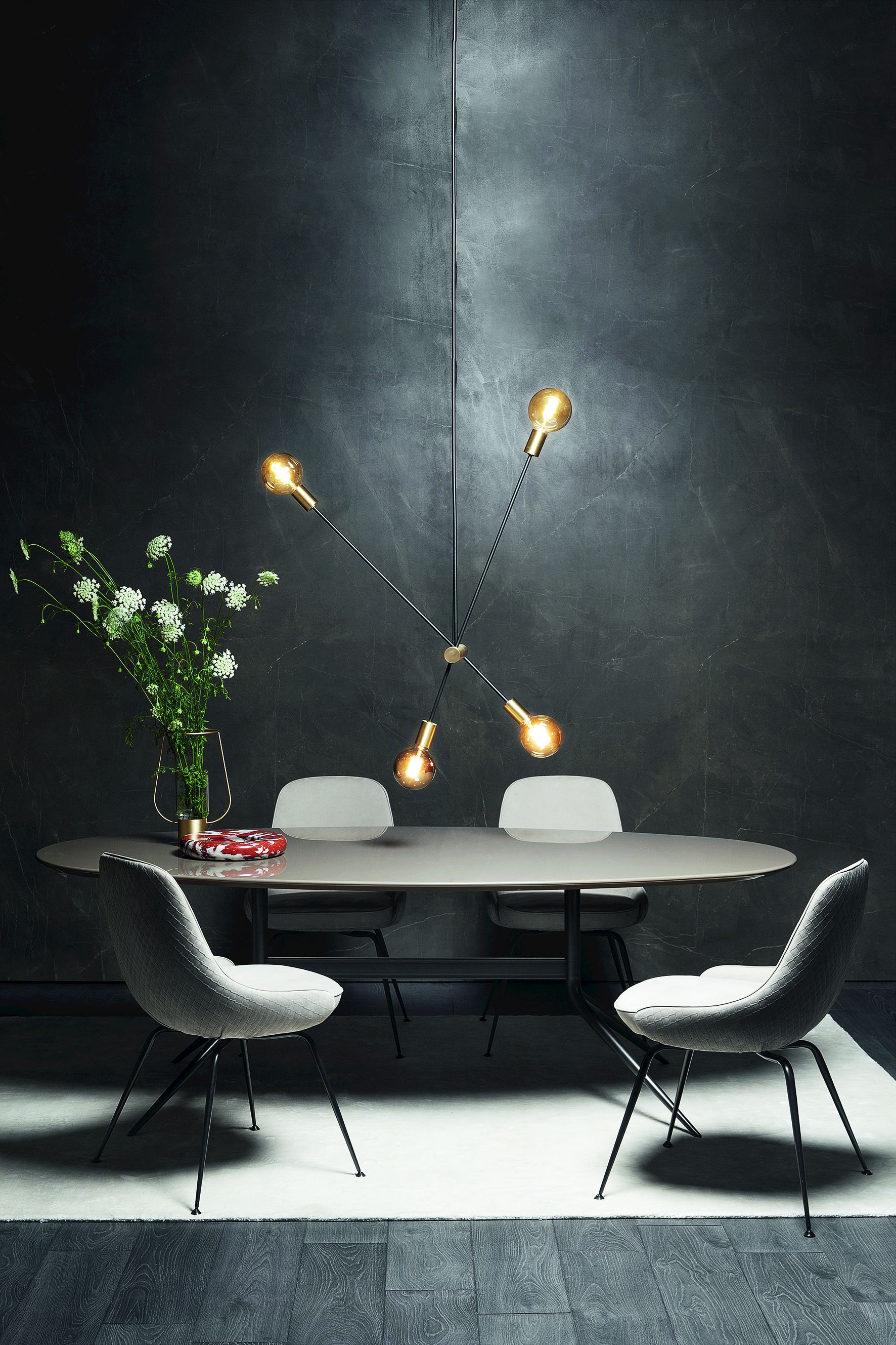 Обеденный стол из мрамора или МДФ Vibieffe 1500 Swing ARCH-00118733 - Вид №5