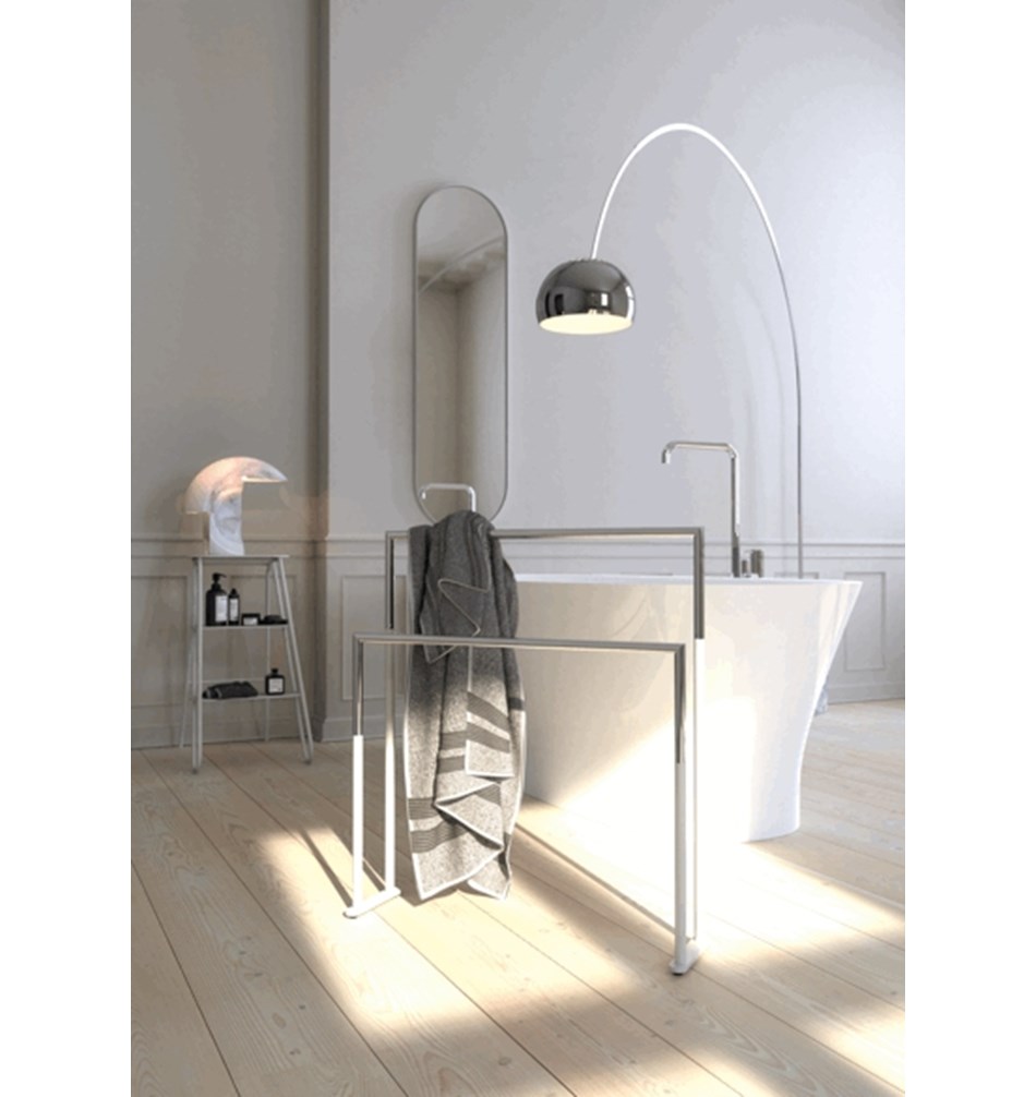 FROST Зеркало 140x40cm » белое Алюминий Белый U4139-W  - Вид №2