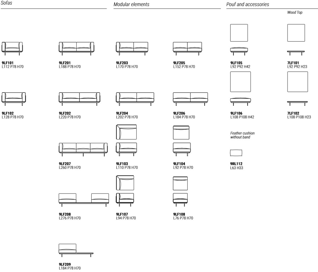 Marelli 2-местный тканевый диван L-sofa sun-id-1393620 - Вид №13