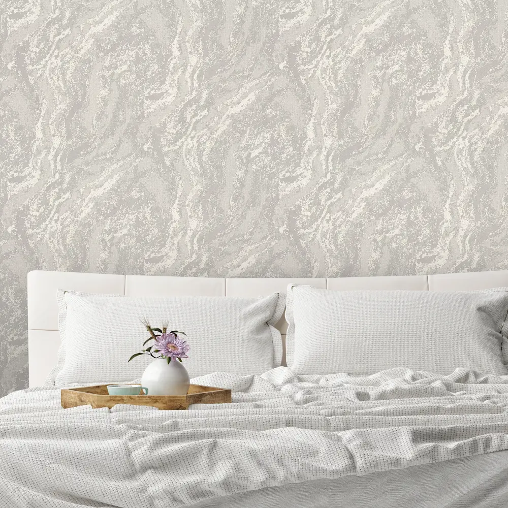 Обои флизелиновые Deco-Deco Calistra темно-серые 1.06 м DD6073-23 89450802 STLM-2152496 - Вид №5