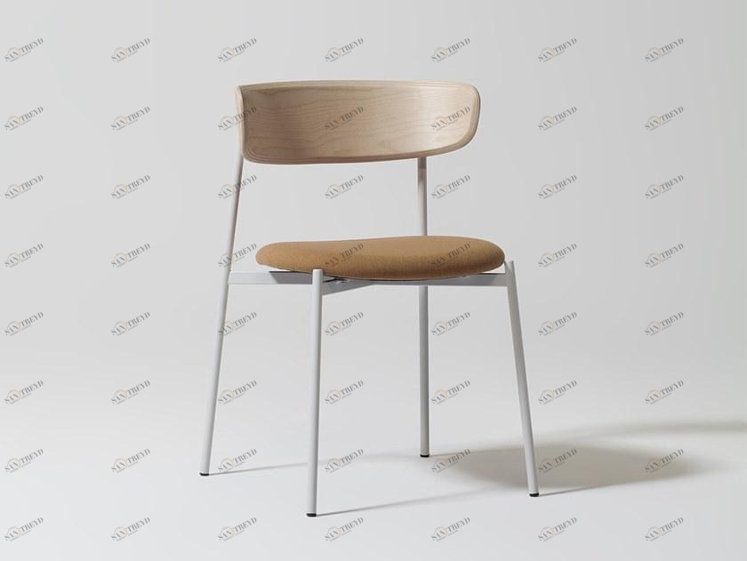 Manerba Стул с мягким сиденьем и спинкой из фанеры sun-id-1357391