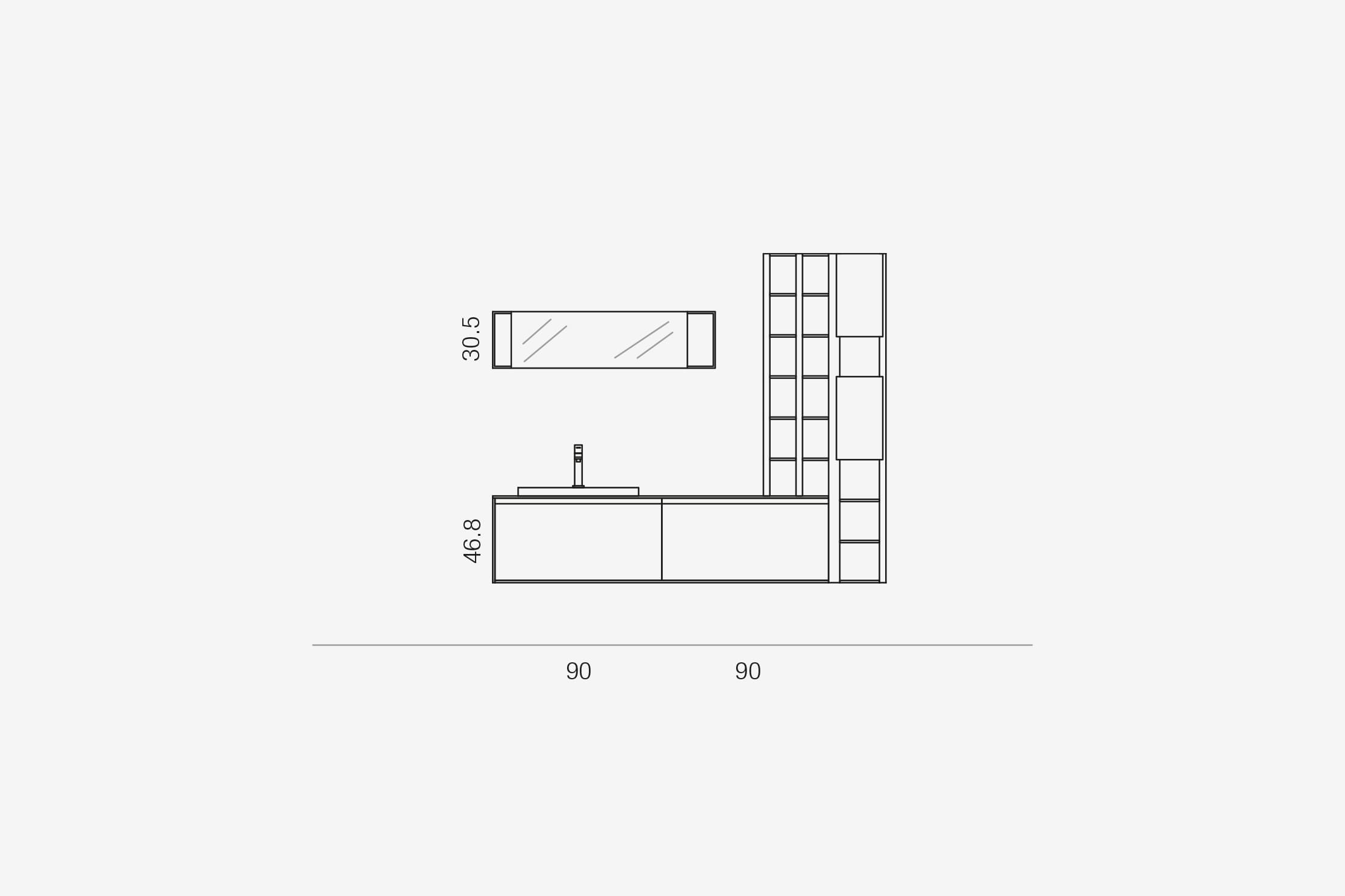 Комплект мебели 33 Arcom Goya STARC250 - Вид №3