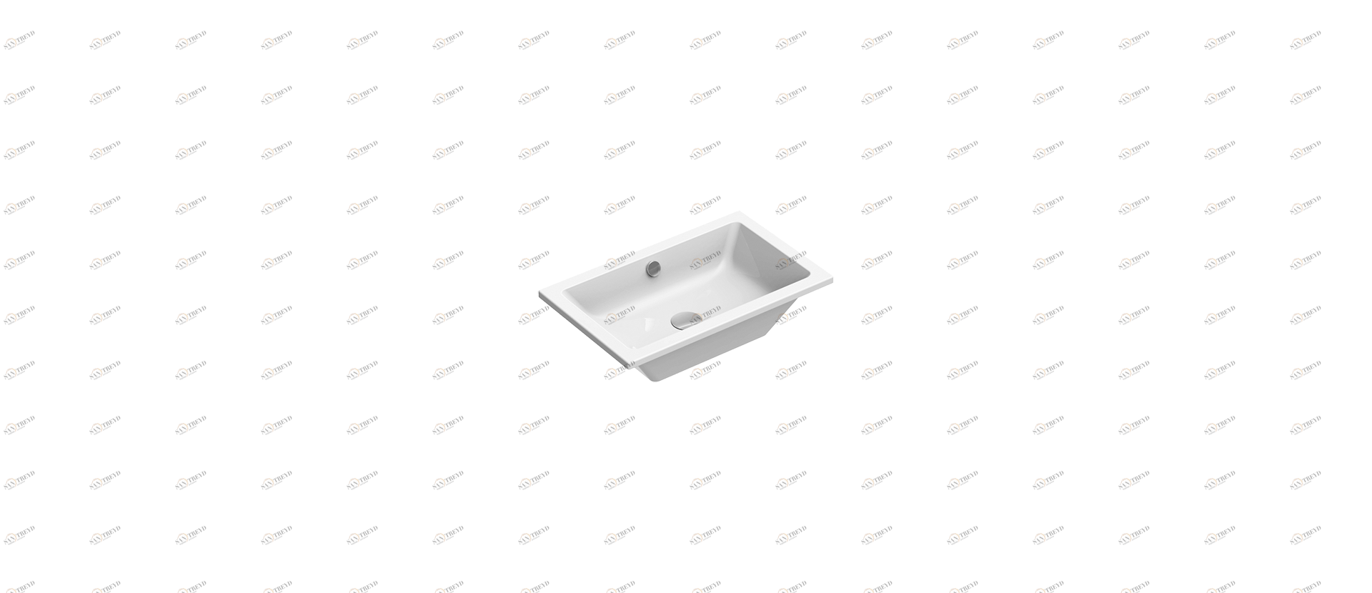 895311 Встроенная раковина под столешницу овальная GSI ceramica 