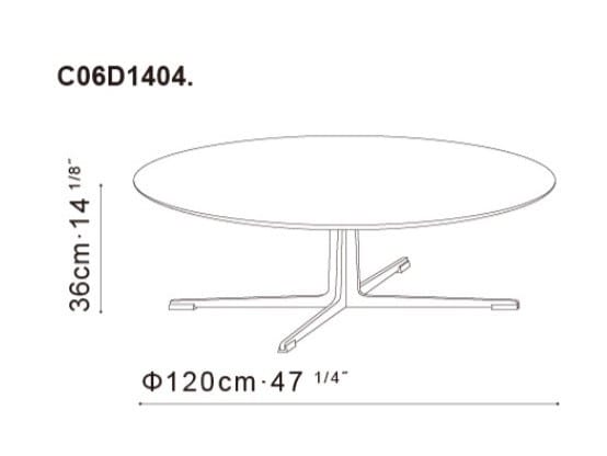 Журнальный столик из каррарского мрамора CAMERICH VARY ARCH-00005564 - Вид №4