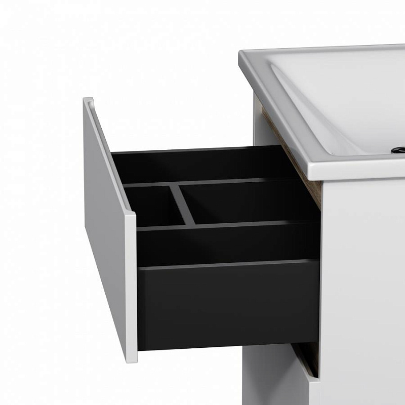 M85AFSX0652WG База под раковину напольная 65 см 2 ящика белый глянец AM.PM X-Joy  - Вид №3