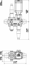Danfoss ICF 20 — многофункциональные клапанные станции ICF 20-4-10 Клапан-регулятор универс-ный 027L3400  - Вид №1