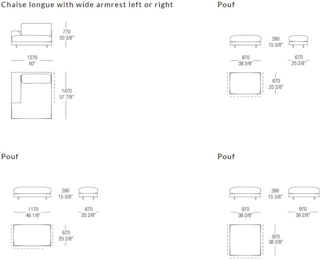 MisuraEmme Модульный угловой диван из ткани Misuraemme sun-id-1394480 - Вид №18