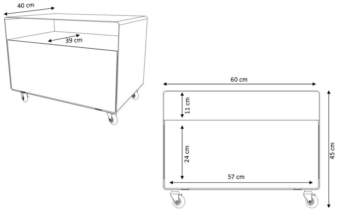 müller möbelfabrikation Офисная тележка / тумба Mobile line sun-id-1365212 - Вид №4