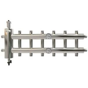 Купить Распределительный коллектор с гидрострелкой 85 кВт, 7 контуров