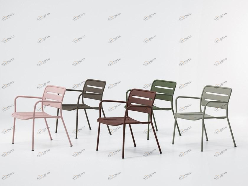 Kettal Штабелируемое садовое кресло из алюминия Village #13200-..