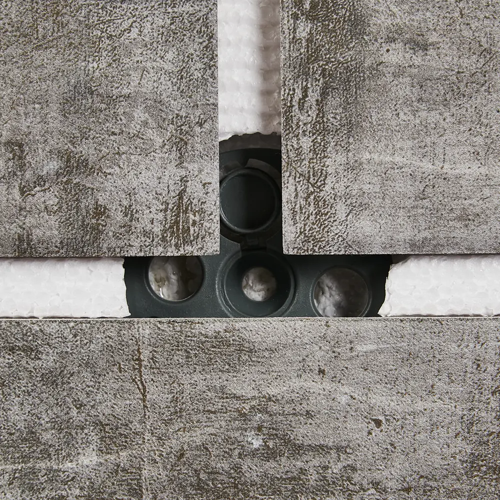 Термопанель рядовая Мосстрой-31 Brick Wall серый 118x41x5 см STLM-2045070 - Вид №2