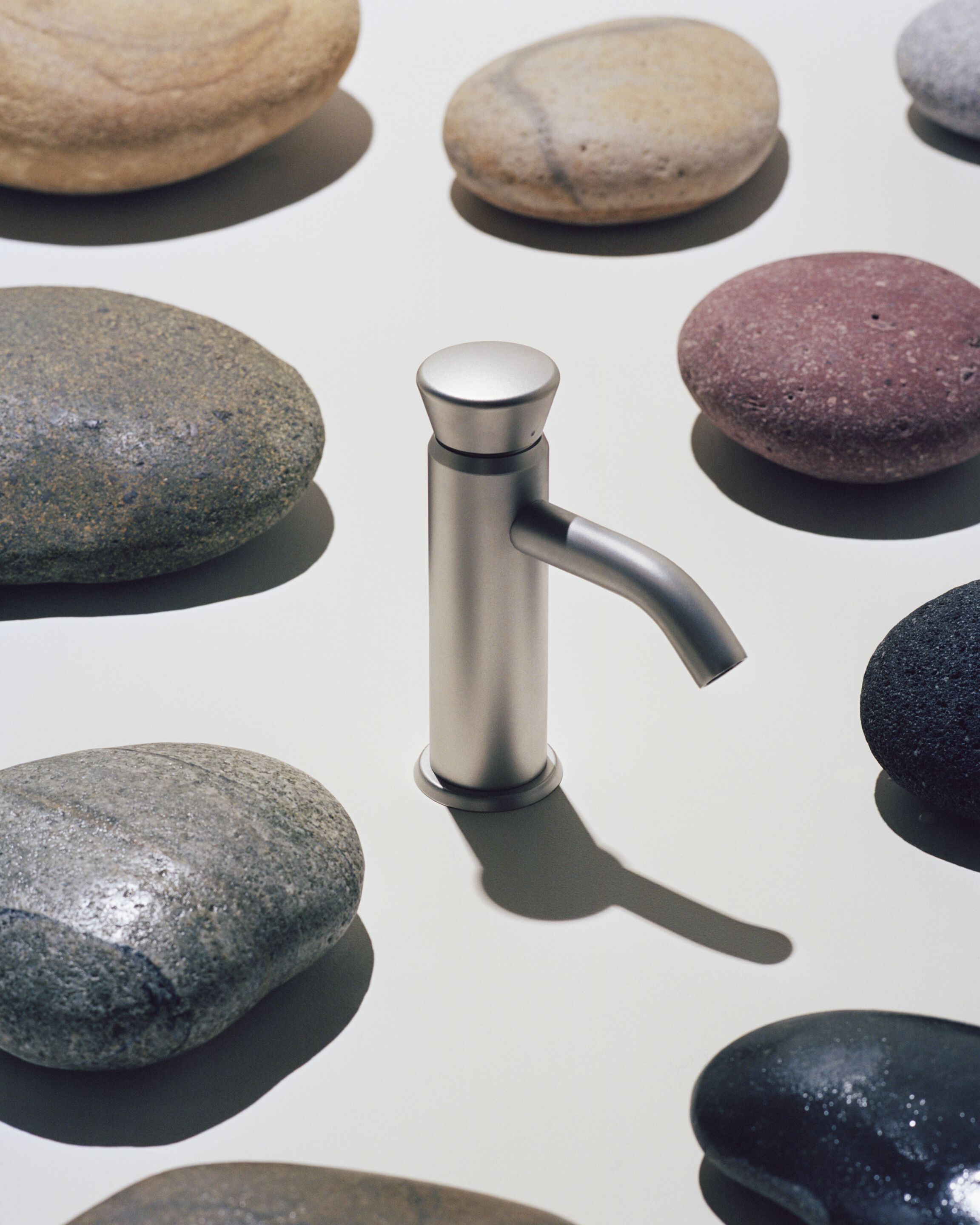 Смеситель для раковины из нержавеющей стали с ограничителем расхода Zucchetti Sablier ARCH-00052672 - Вид №1