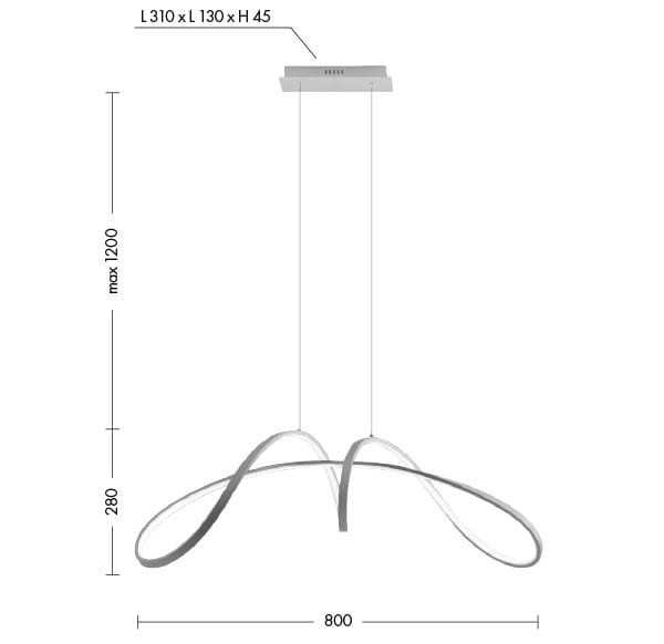 Светодиодный подвесной светильник Rossini Illuminazione плетение ARCH-00064938 - Вид №4