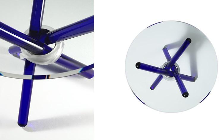 Reflex Круглый стеклянный журнальный столик sun-id-1354183 - Вид №1