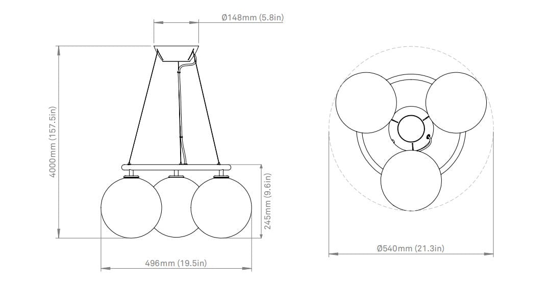 Стеклянный светодиодный подвесной светильник Nuura Miira ARCH-00066313 - Вид №10