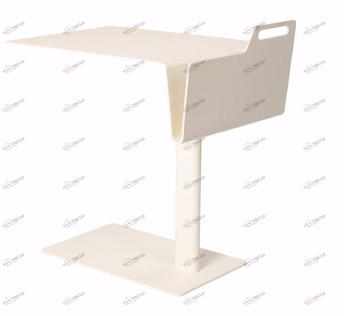 Casala Сервисный столик из стали с порошковым покрытием со стойкой для журналов Tail sun-id-1477241