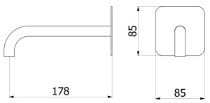 Настенный дозирующий носик