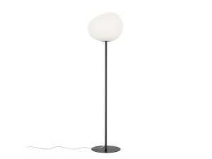 Напольная лампа из дутого стекла