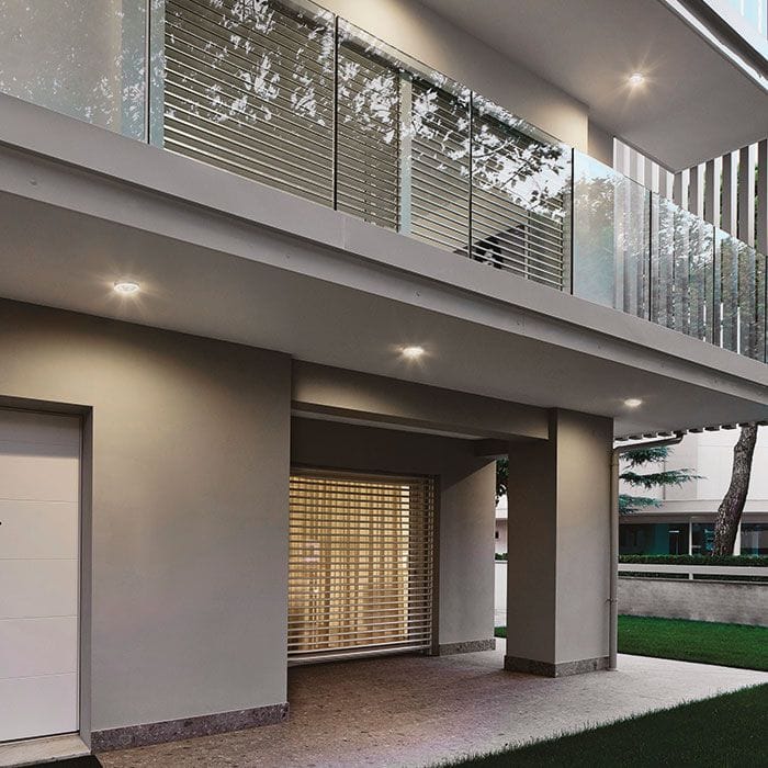 Потолочный алюминиевый светодиодный наружный прожектор A.L.S LUX ARCH-00138434