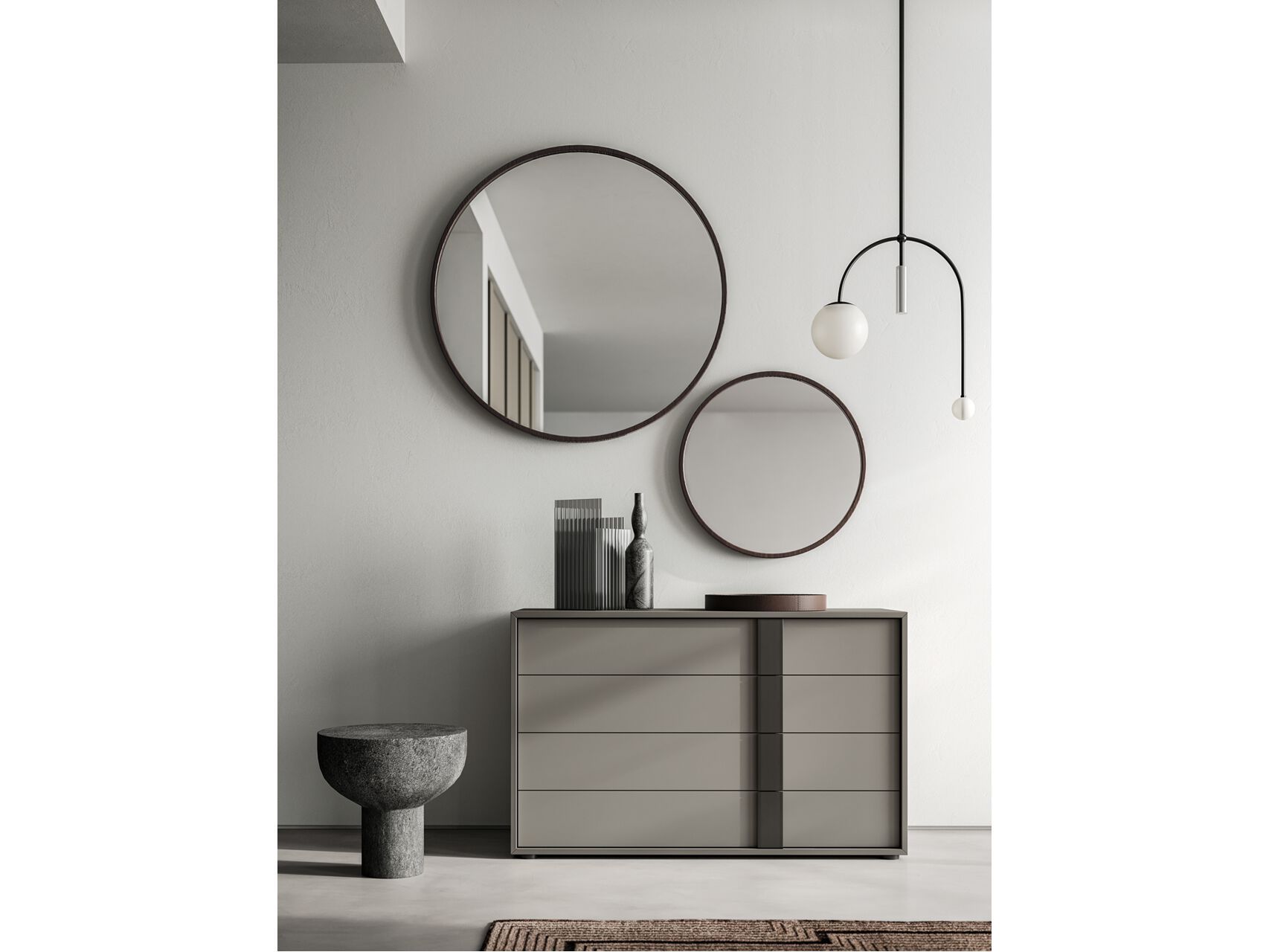 Настенное круглое зеркало Santalucia Mobili Homy ARCH-00022079 - Вид №1