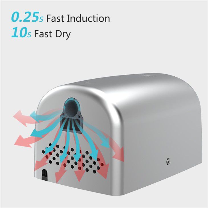 Сушилка для рук из нержавеющей стали AIKE AK2803E_119  - Вид №2