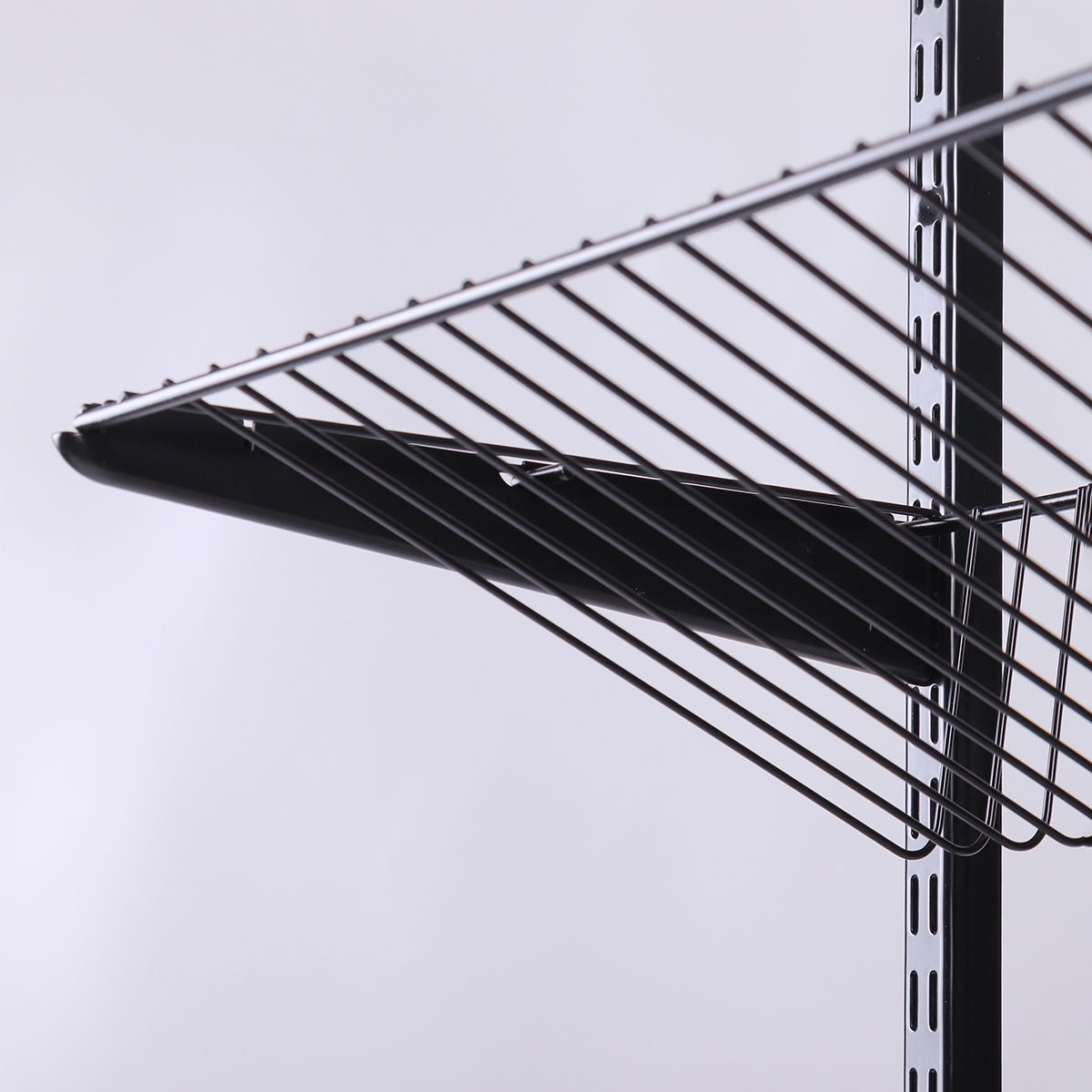 Сеточная полка для обуви , 603x306x80 мм, черный LJPS0401 Public Steel Россия  - Вид №6