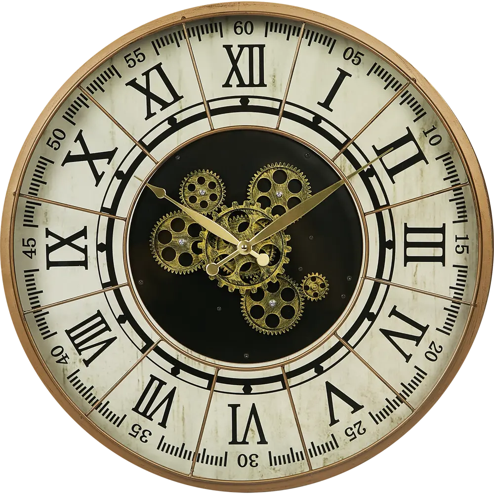 Часы настенные Atmosphera Stella круглые полипропилен цвет коричневый бесшумные ø57 см STLM-2157684 - Вид №2