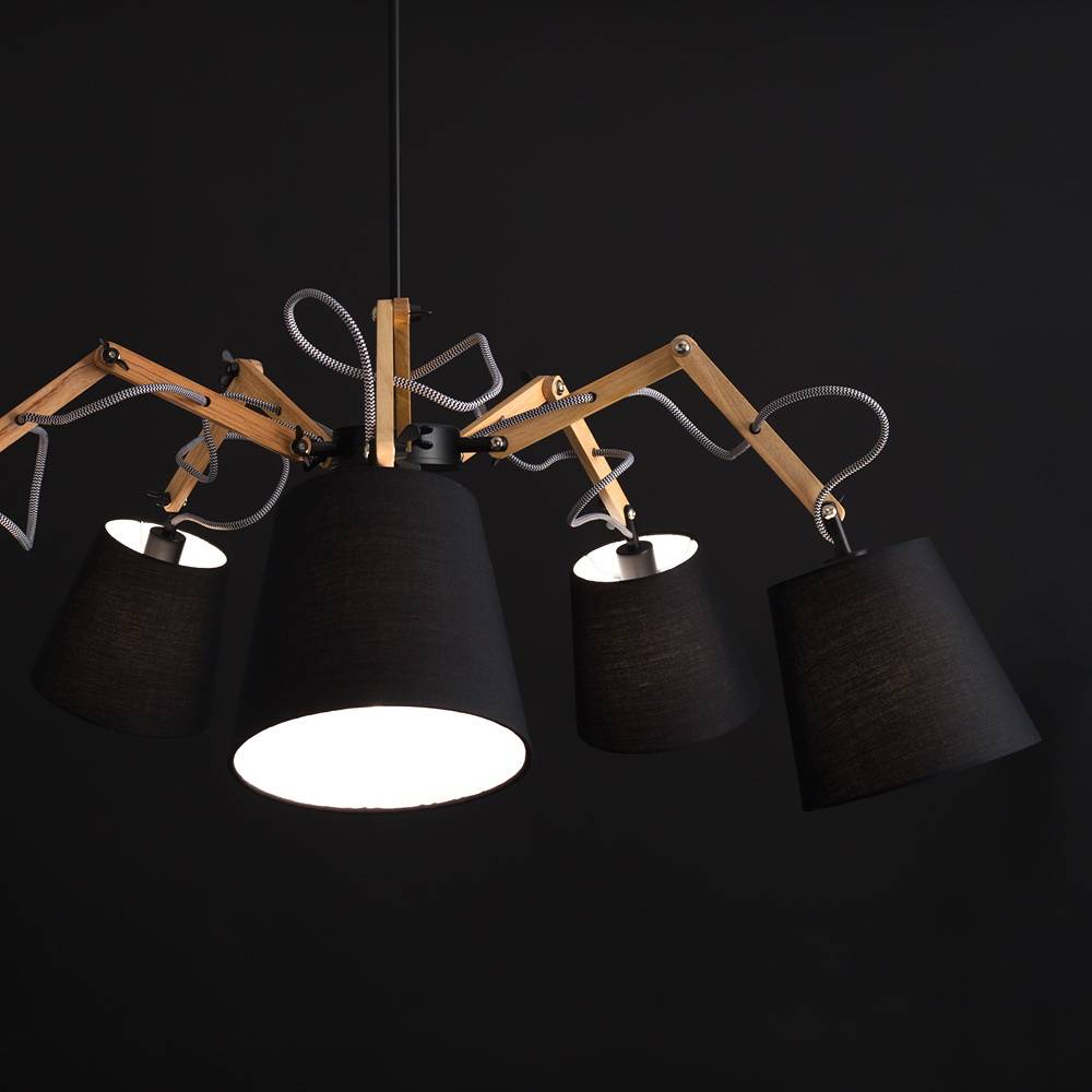 Подвесная люстра Arte Lamp Pinoccio A5700LM-5WH ARTE LAMP ДИЗАЙНЕРСКИЕ, PINOCCIO WHITE 056604 Белый  - Вид №3