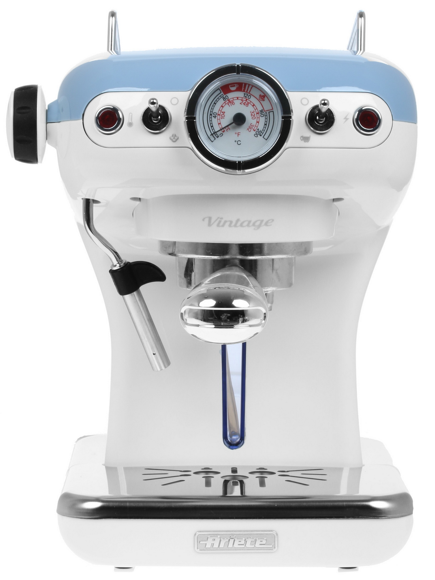 1078092 Кофеварка рожковая Ariete 1389 Vintage голубой STDN-0038759 - Вид №1