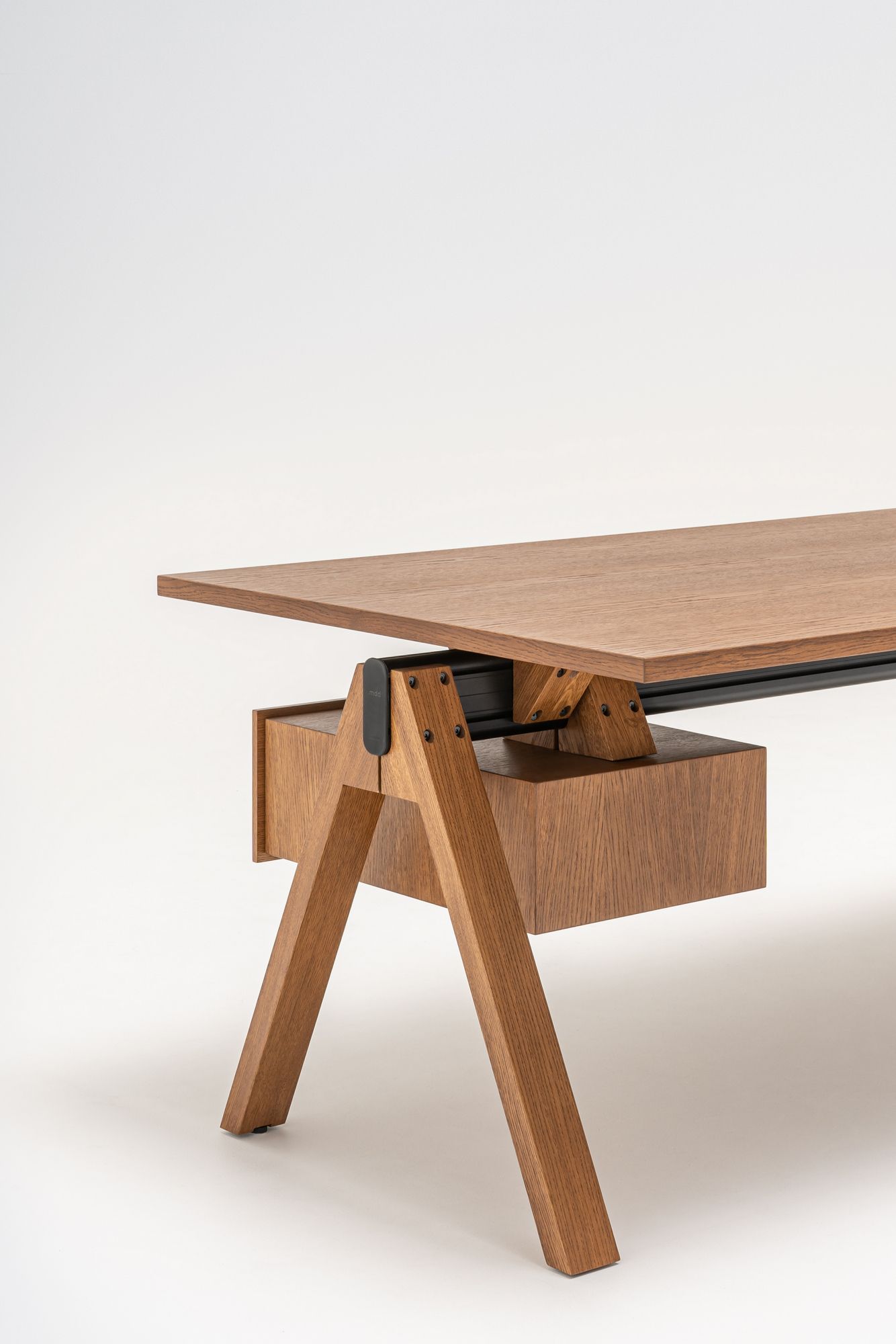 Деревянный секционный прямоугольный стол с ящиками MDD Viga ARCH-00112649 - Вид №6