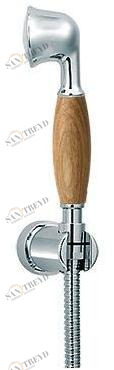 rvb Настенный ручной душ с гибким шлангом и системой защиты от накипи 1935 wood 8027.11.22-cc