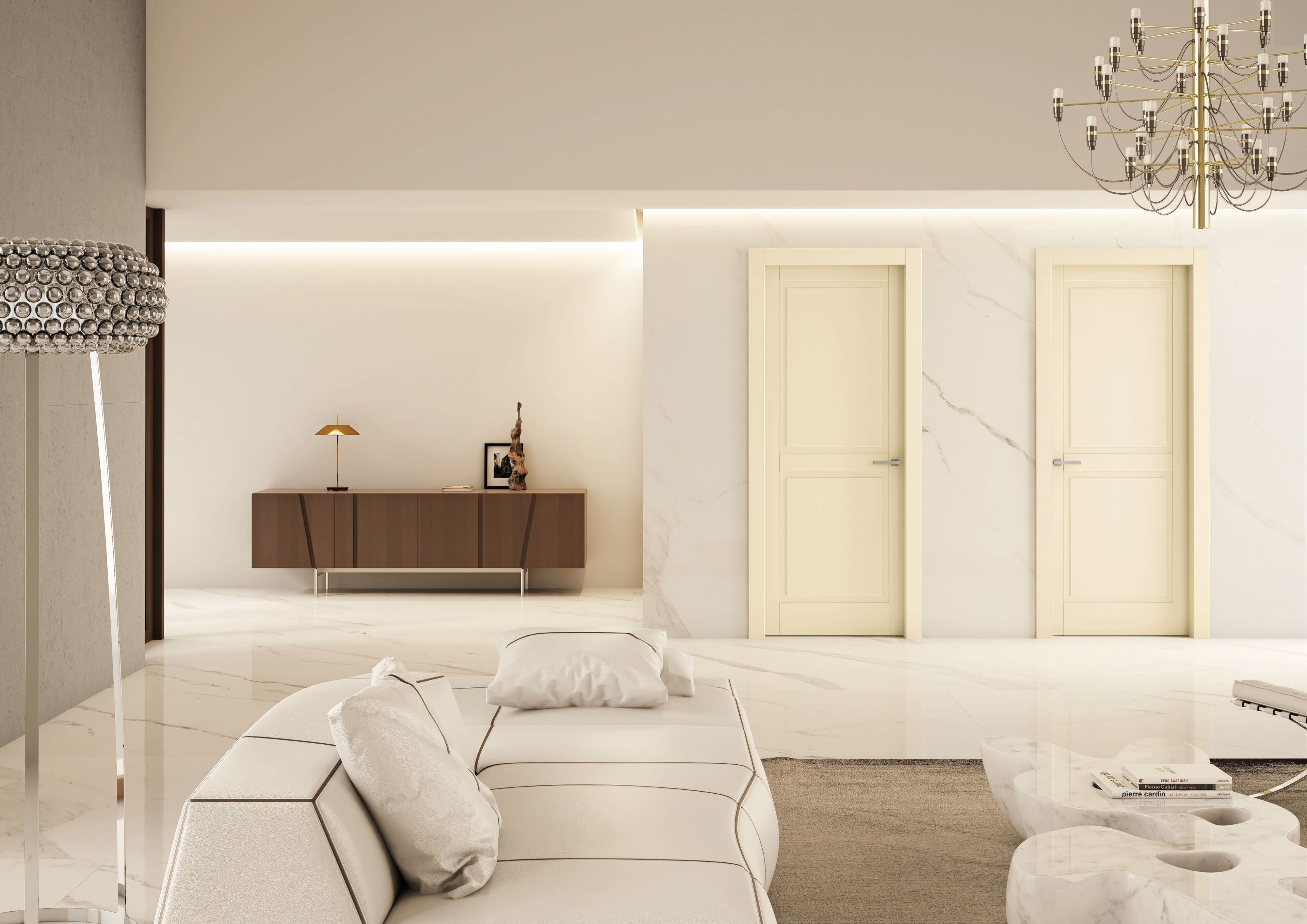 Деревянная дверь со скрытыми петлями PIVATO le porte UNICA ARCH-00106556 - Вид №14