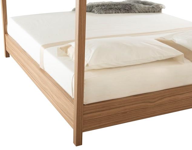 Tonin Casa Двуспальная кровать из орехового дерева с балдахином sun-id-1444430 - Вид №2